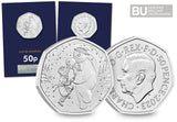 2023 Snowman BU 50p in Christmas Envelope