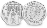 2023 UK KCIII Coronation CERTIFIED BU 50p