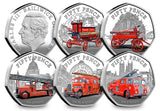 The History of the Fire Brigade Ultimate Silver Proof 50p Cover