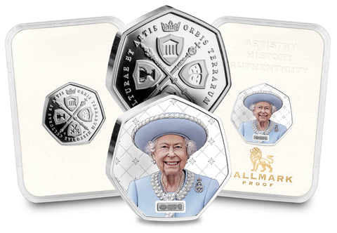 Queen Elizabeth II Silver Hallmark Proof