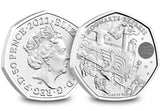 2022 UK Hogwarts Express CERTIFIED BU 50p