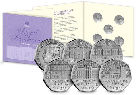 The 2025 Royal Residences BU 50p Set