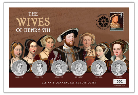 Wives of Henry VIII Ultimate 50p Coin Cover
