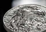 The Bald Eagle Shatter Effect 3oz Silver Coin