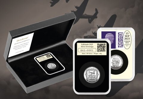 Battle of Britain 85th Anniversary Silver Sovereign DateStamp Issue