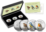 The British Birds 1oz Silver Set