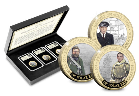 Discovery of HMS Endurance Silver DateStamp Set