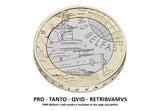 The UK 2025 HMS Belfast Official £2 Coin