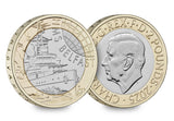 The UK 2025 HMS Belfast Official £2 Coin