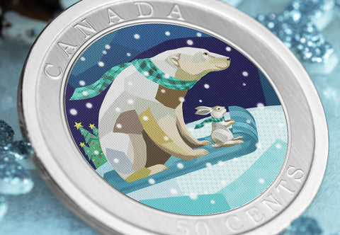 Canada 2023 Christmas Sledding Lenticular Coin