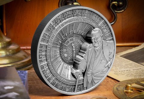 Sir Winston Churchill 8-Layer Silver Kilo Coin