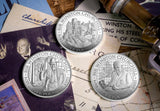 Winston Churchill 150th Silver £5 Set