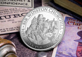 Winston Churchill 150th Silver £5 Set