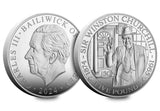 Winston Churchill 150th Silver Proof £5