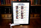 Concorde Signature Edition Stamp Sheet Frame