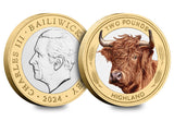 The Heritage Cattle Breeds Colour £2 Coin Set