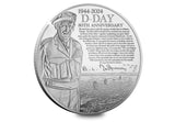 D-Day 80th Silver Proof 5oz Masterpiece