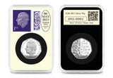 KCIII Inaugural Year Silver 50p DateStamp Pair