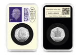 KCIII Inaugural Year Silver 50p DateStamp Pair