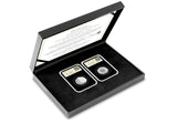 KCIII Inaugural Year Silver 50p DateStamp Pair