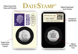 KCIII Inaugural Year Silver 50p DateStamp Pair