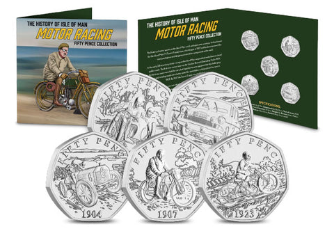 2024 IOM History of Motor Racing BU 50p Set
