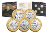 Winston Churchill 150th £2 Coin Set