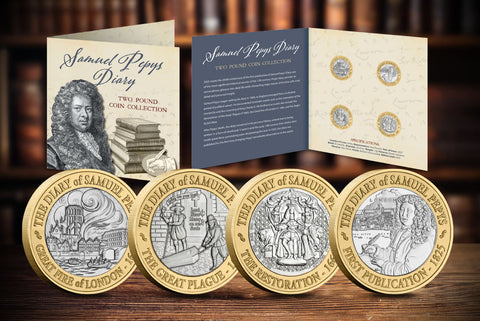 Samuel Pepys BU £2 Coin Set