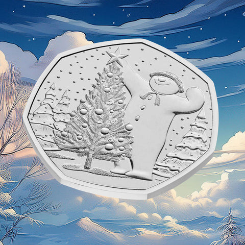2024 UK The Snowman CERTIFIED BU 50p