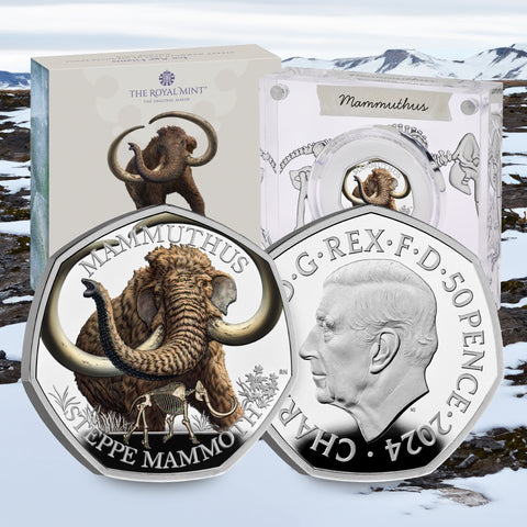 Ice Age Giants: The Mammoth UK Silver Proof 50p