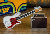 The 2023 Fender® Bass and Amp 1oz Silver Duo