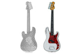 The 2023 Fender® Bass and Amp 1oz Silver Duo