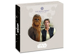 UK Star Wars Han Solo & Chewbacca Silver 50p