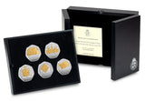 King Charles III Inaugural Year Silver 50p Set