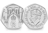 UK 2023 King Charles III Coronation BU 50p