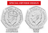 UK 2023 King Charles III Coronation BU 50p