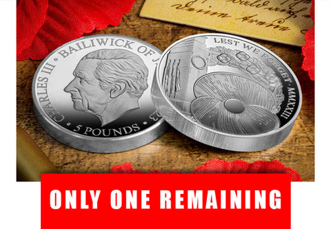 The 2023 RBL Poppy Silver Piedfort £5