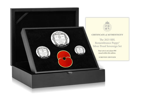 2025 Poppy® Silver Sovereign Fractional Collection