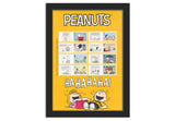 Peanuts 75th Anniversary Framed Collectors Stamp Sheet