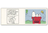 Peanuts 75th Anniversary Framed Collectors Stamp Sheet