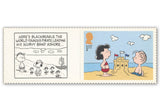 Peanuts 75th Anniversary Framed Collectors Stamp Sheet