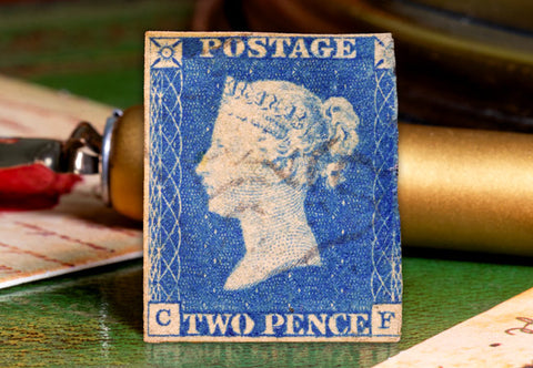 1840 Twopenny Blue - 3 Margin