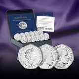 Platinum Couple Through the Decades 50p Set