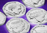 Platinum Couple Through the Decades 50p Set