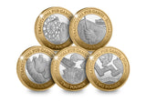 Traditional Pub Games Silver £2 Set