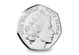 Queen Elizabeth II 1950s and 2000s BU 50p Pair