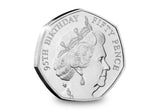 Queen Elizabeth II 1950s and 2000s BU 50p Pair