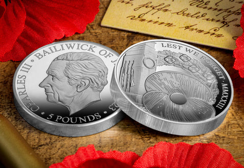 The 2023 RBL Poppy Silver Piedfort £5