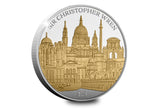 Sir Christopher Wren Silver Proof £5