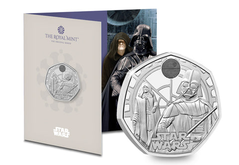 UK 2023 Star Wars Darth Vader & Palpatine BU 50p